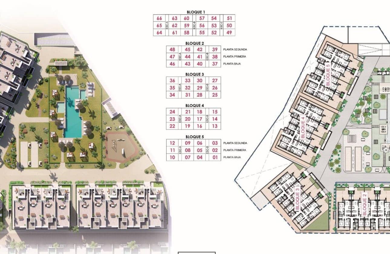 Apartamento de 2 habitaciones en Los Alcázares en venta con piscina garaje - 314.000 € (Ref: 10127495)