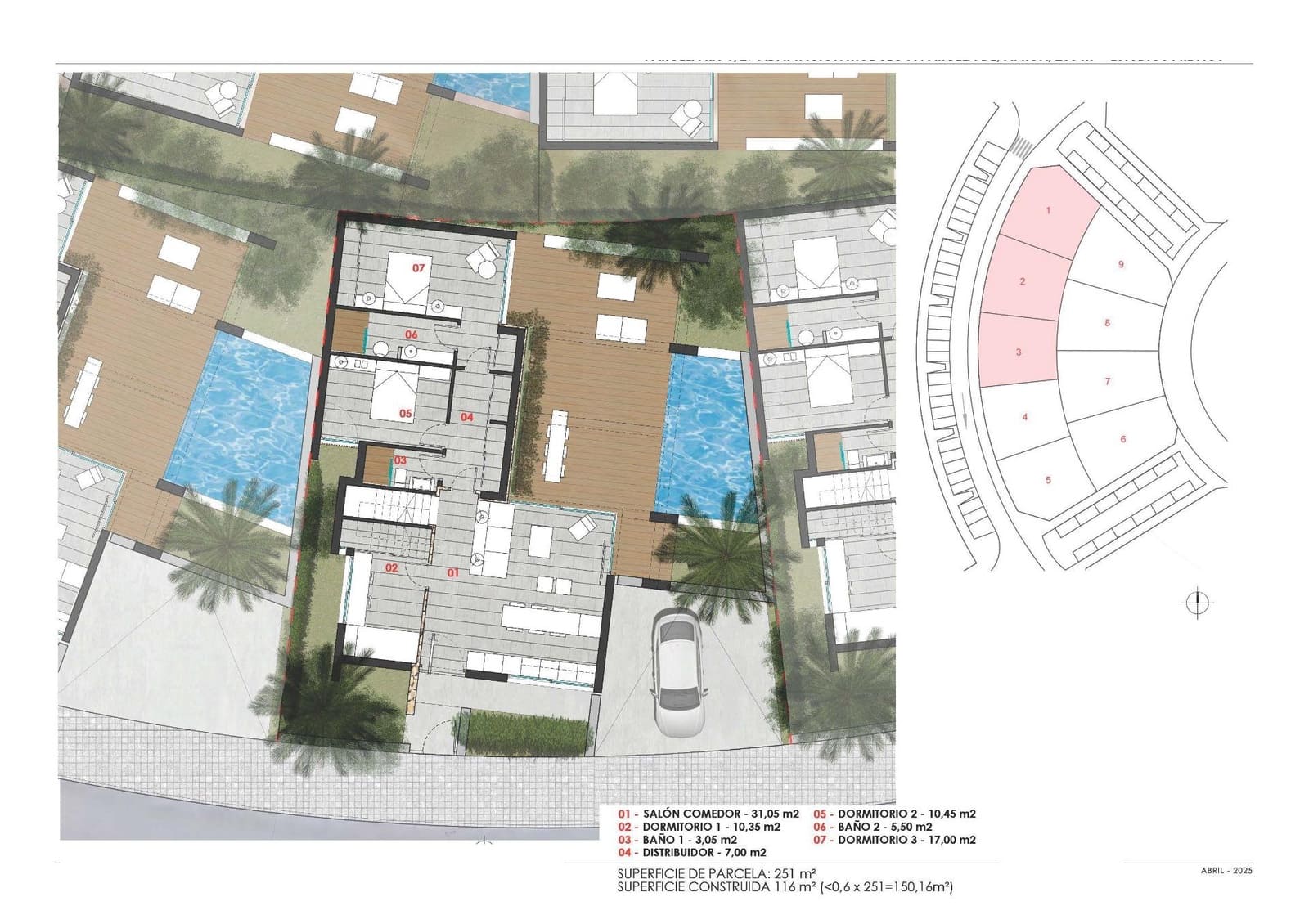 Chalet de 3 habitaciones en Roldan en venta con piscina - 394.000 € (Ref: 9417139)