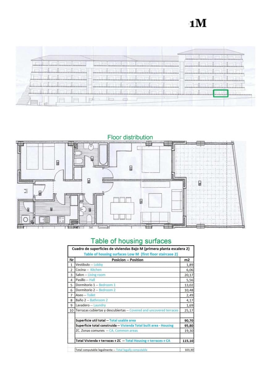 2 soveværelse Lejlighed til salg i Relleu med swimmingpool - € 149.000 (Ref: 9526190)