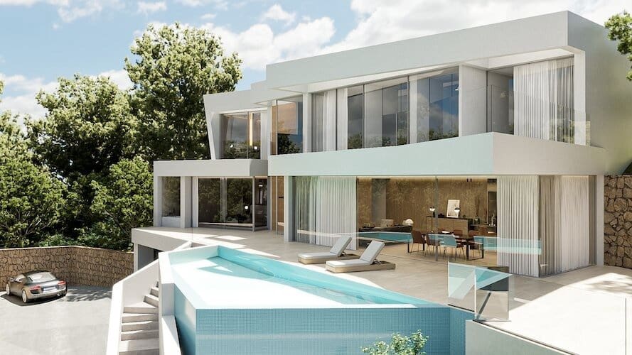 Chalet de 3 habitaciones en Altea en venta con piscina - 1.750.000 € (Ref: 9967196)