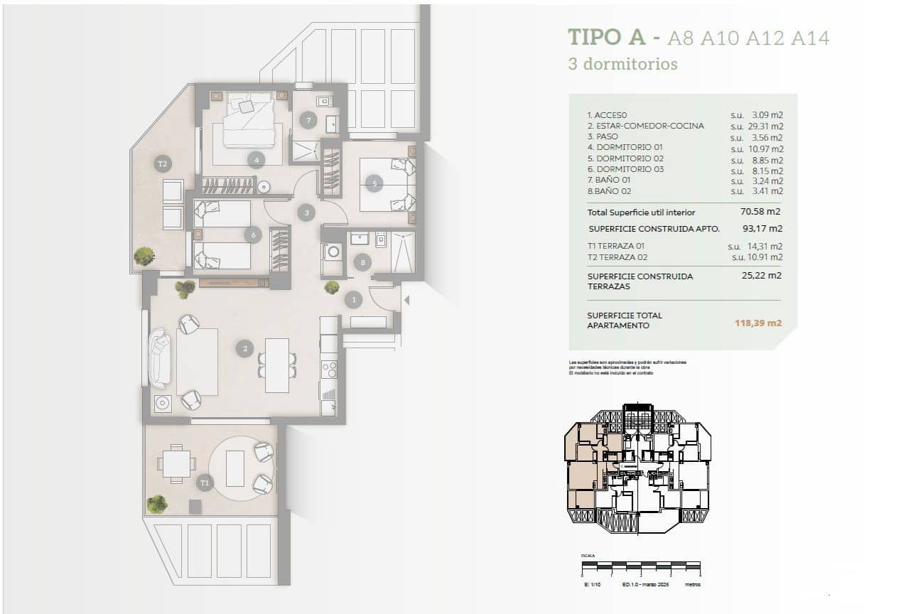 3 bedroom Apartment for sale in Calpe / Calp with pool garage - € 623,000 (Ref: 9475366)