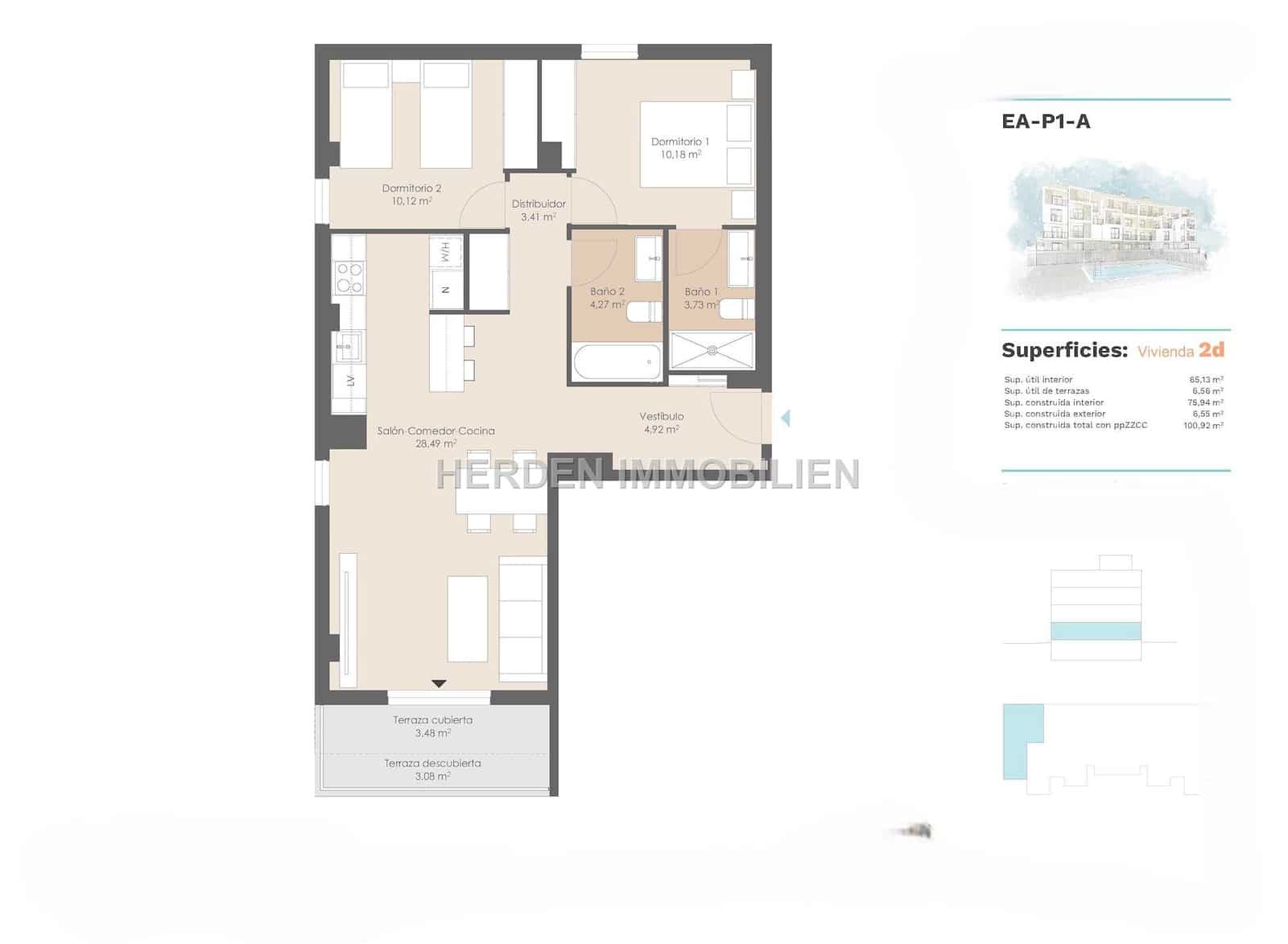 2 soveværelse Lejlighed til salg i Calvia med swimmingpool - € 540.000 (Ref: 9734025)