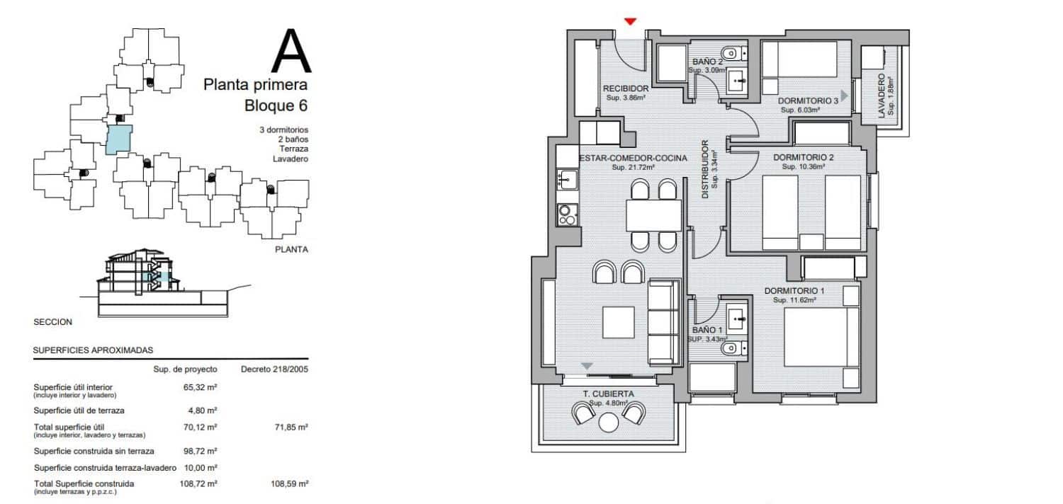 Piso de 3 habitaciones en Fuengirola en venta con piscina garaje - 299.000 € (Ref: 9568814)