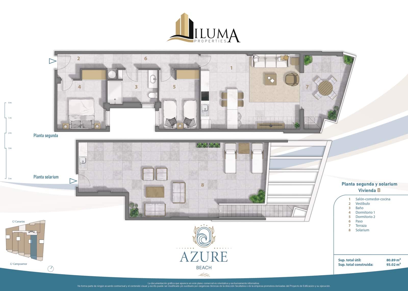 2 bedroom Penthouse for sale in Lo Pagan with pool garage - € 710,000 (Ref: 9506819)