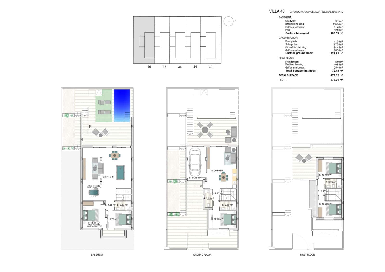 Casa de 5 habitaciones en Los Alcázares en venta con piscina garaje - 769.900 € (Ref: 9506900)