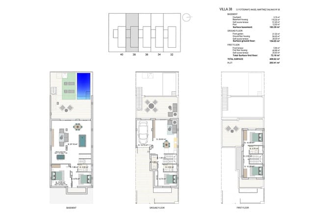 Casa de 5 habitaciones en Las Lomas de Rame - Bahía Bella, Los Alcázares en venta con piscina garaje - 720.000 € (Ref: 9506905)