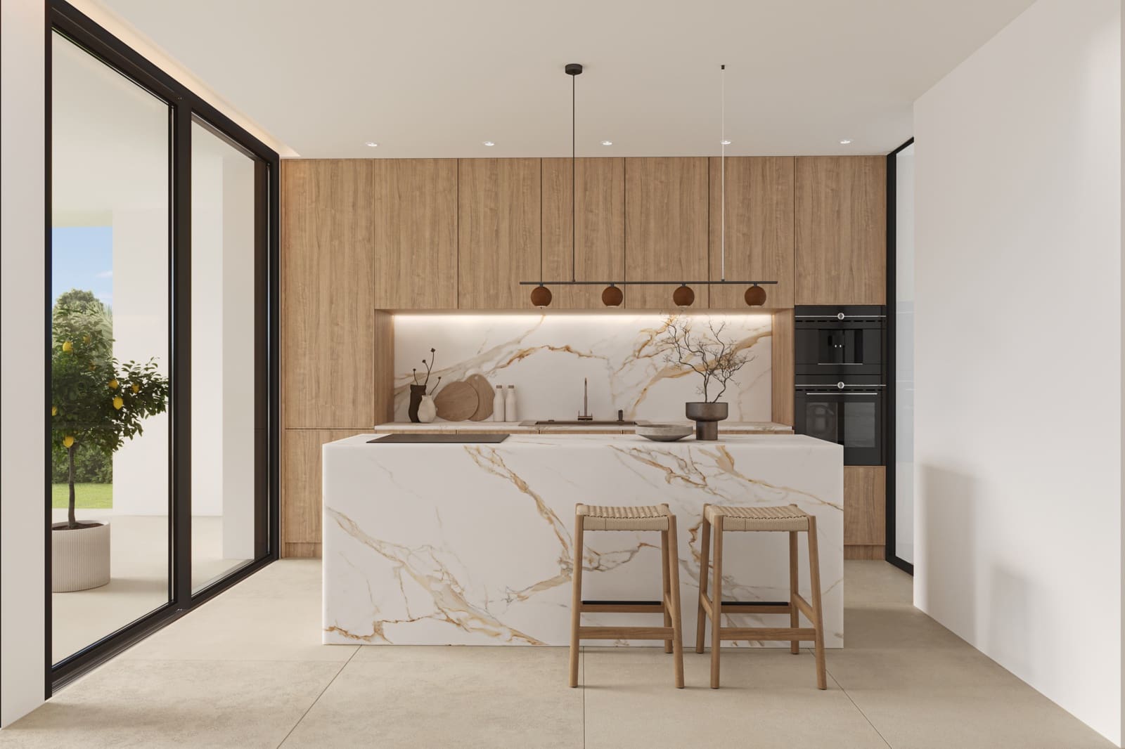 5 chambre Villa/Maison à vendre à New Golden Mile avec piscine garage - 1 850 000 € (Ref: 9505381)