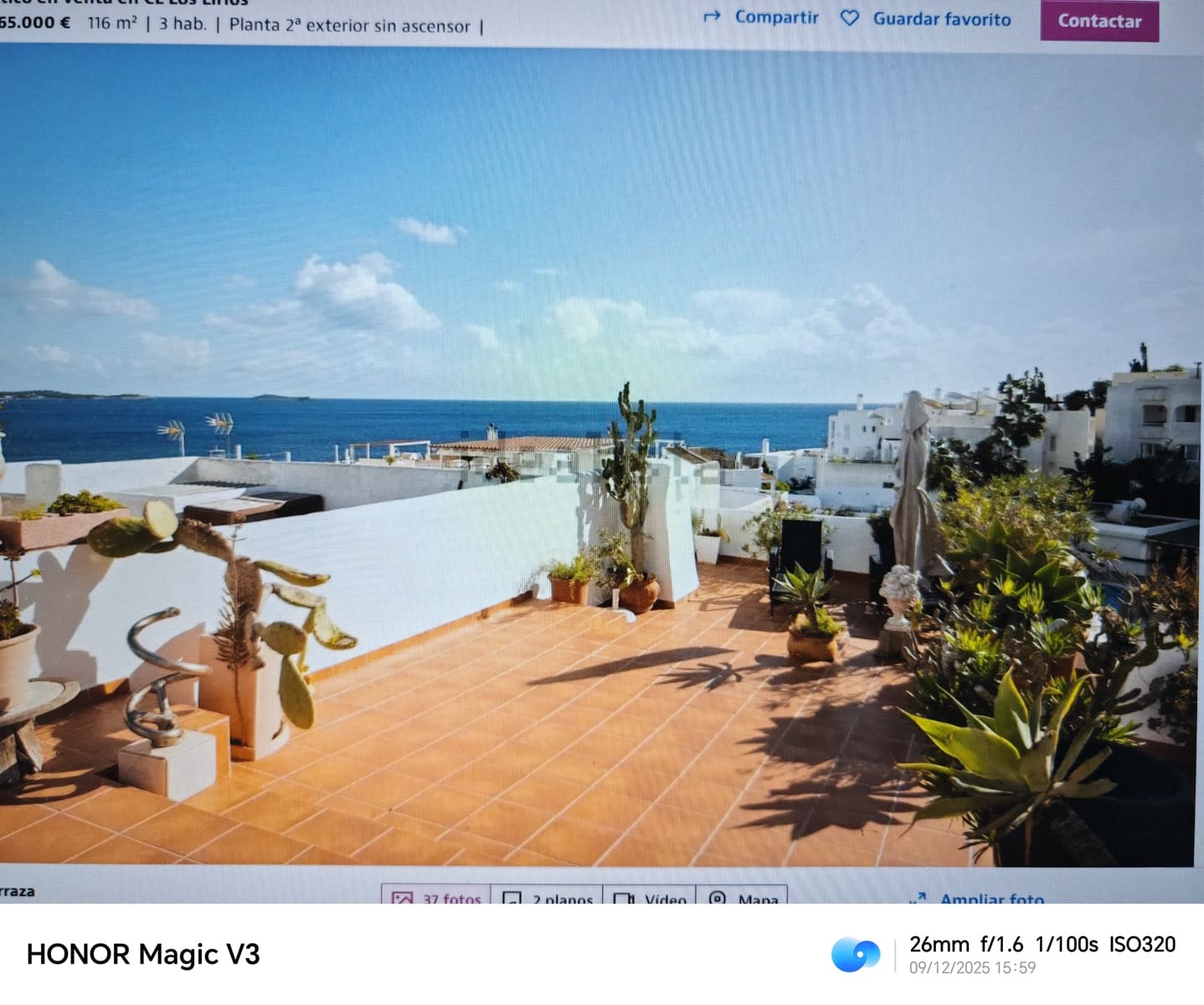 4 makuuhuone Ranta-asunto myytävänä paikassa Santa Eulalia / Santa Eularia mukana uima-altaan 
autotalli - 765 000 € (Ref: 9426618)