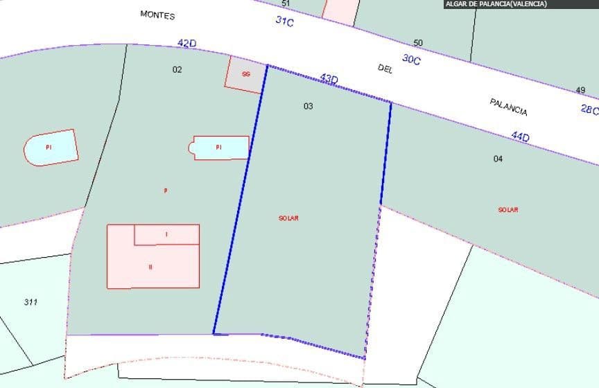 Building Plot for sale in Algar de Palancia - € 47,000 (Ref: 9438037)