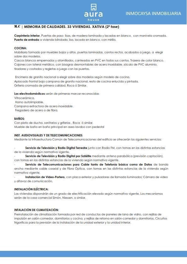 2 sypialnia Penthouse na sprzedaż w Xativa z garażem - 232 800 € (Ref: 9453301)