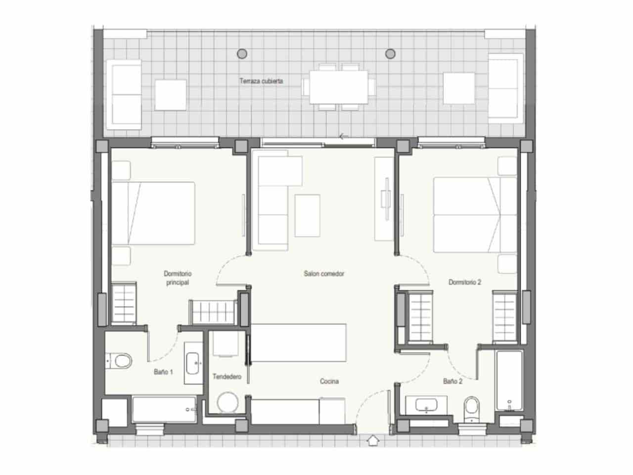 2 bedroom Apartment for sale in Ayamonte with garage - € 255,000 (Ref: 9443620)