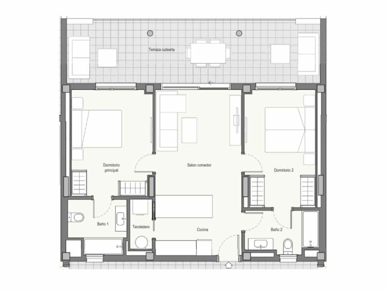 2 bedroom Apartment for sale in Ayamonte with garage - € 255,000 (Ref: 9443620)