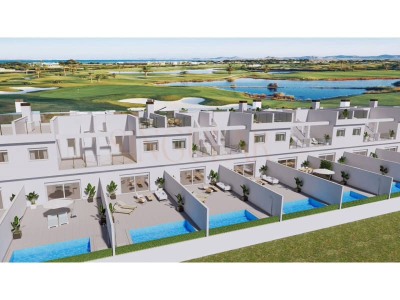 3 Zimmer Doppelhaus zu verkaufen in Los Alcazares mit Pool Garage - 475.000 € (Ref: 10078153)