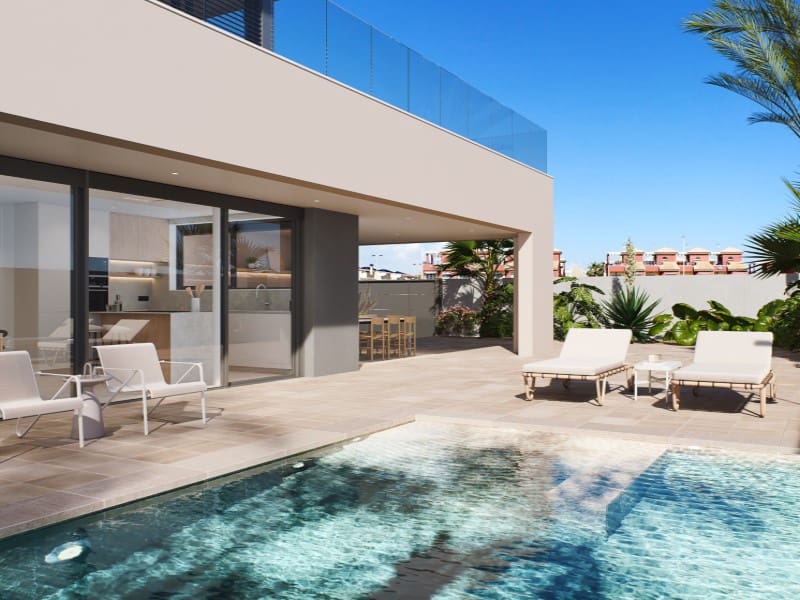 5 sypialnia Willa na sprzedaż w Torre de la Horadada z basenem garażem - 2 950 000 € (Ref: 9555804)