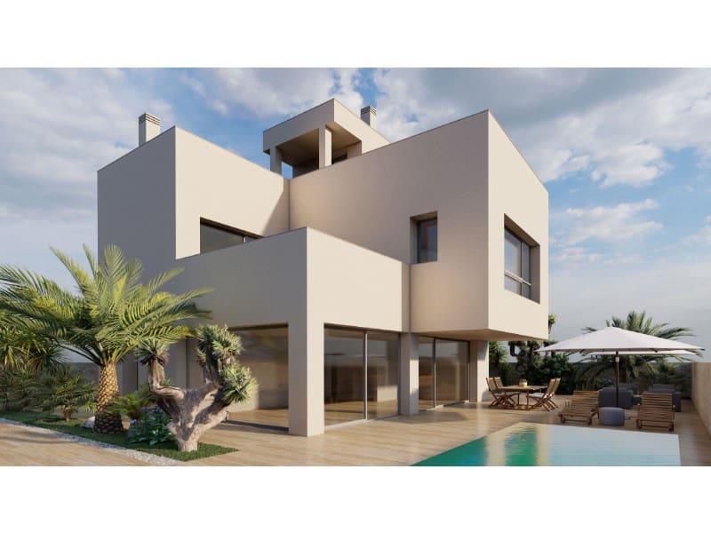 3 sypialnia Willa na sprzedaż w Torre de la Horadada z basenem garażem - 1 895 000 € (Ref: 9565212)