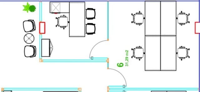 Office for rent in A Coruña city - € 600 (Ref: 9502743)