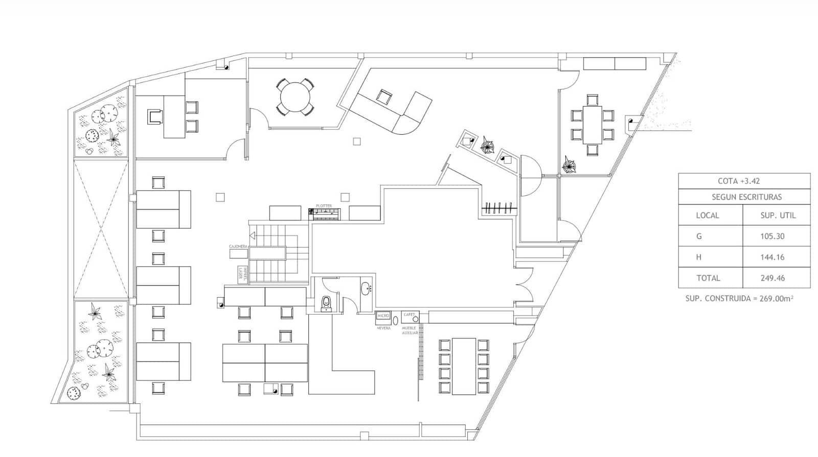 Office for rent in Perillo with garage - € 4,000 (Ref: 9527644)