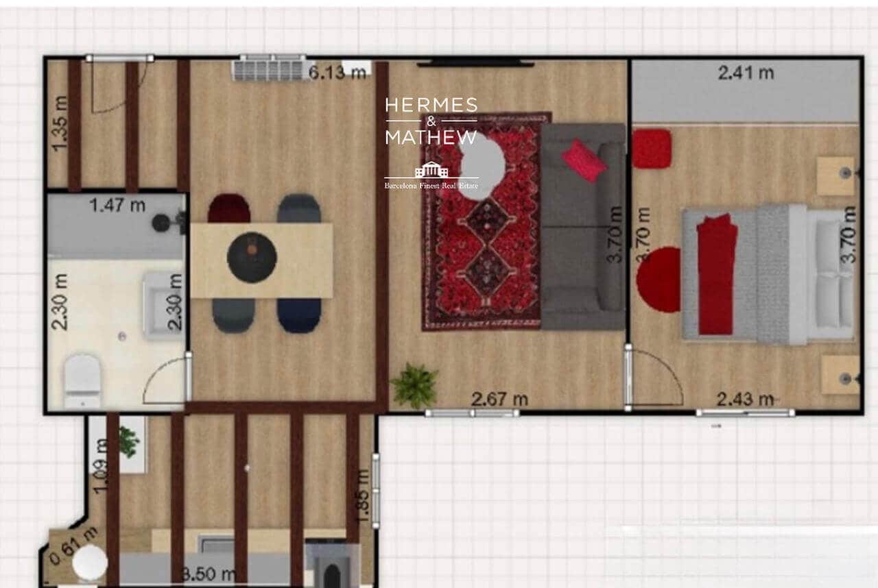 1 camera da letto Appartamento in vendita in Barcelona citta - 229.000 € (Rif: 9457867)