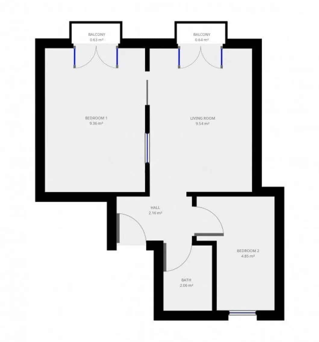 2 slaapkamer Flat te koop in Barcelona stad - € 285.000 (Ref: 9460661)