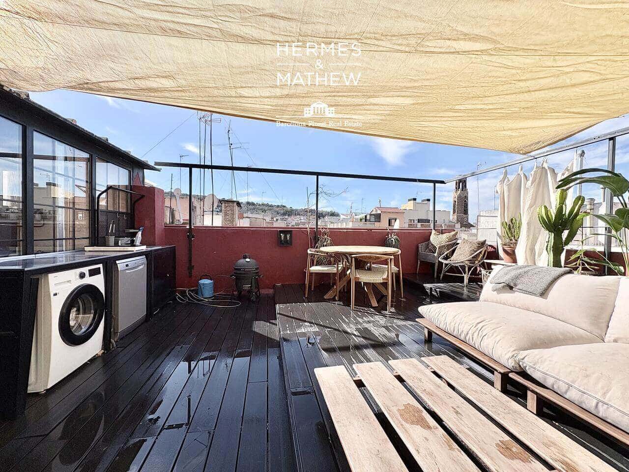 2 makuuhuone Kattohuoneisto myytävänä paikassa Barcelona kaupunki - 550 000 € (Ref: 9575462)