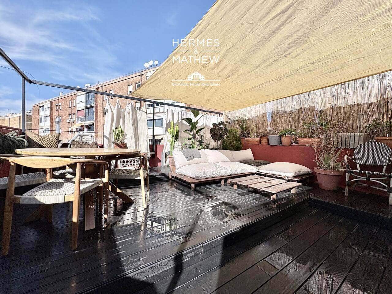 2 makuuhuone Kattohuoneisto myytävänä paikassa Barcelona kaupunki - 550 000 € (Ref: 9575462)