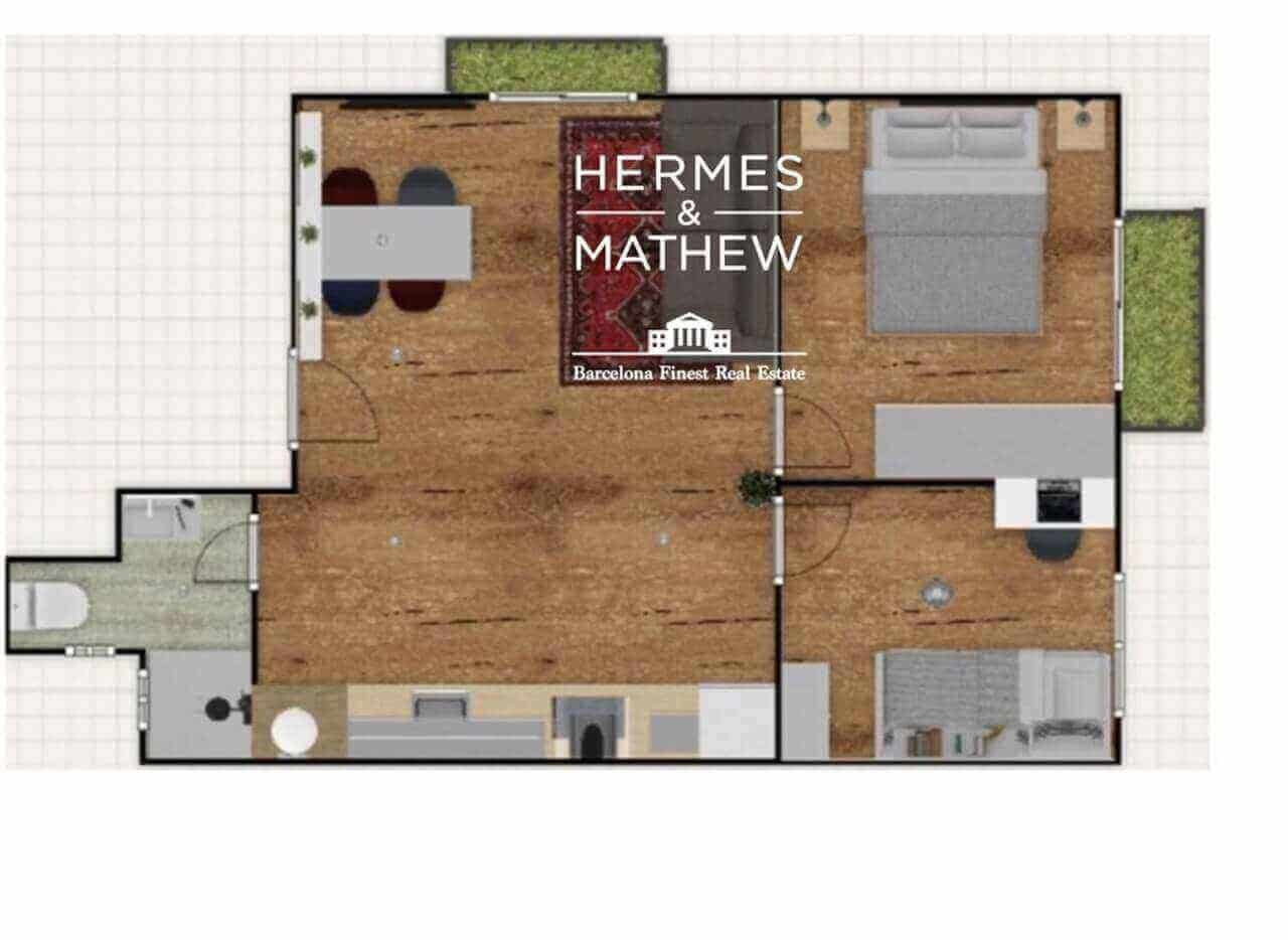 2 makuuhuone Asunto myytävänä paikassa Barcelona kaupunki - 235 000 € (Ref: 9763292)