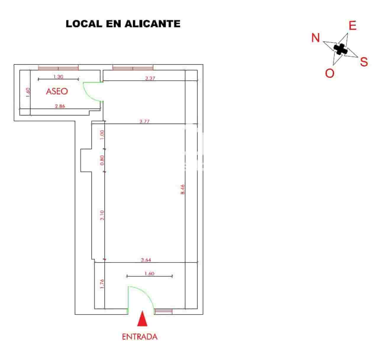 Erhverv til salg i Alicante by - € 137.000 (Ref: 9453340)