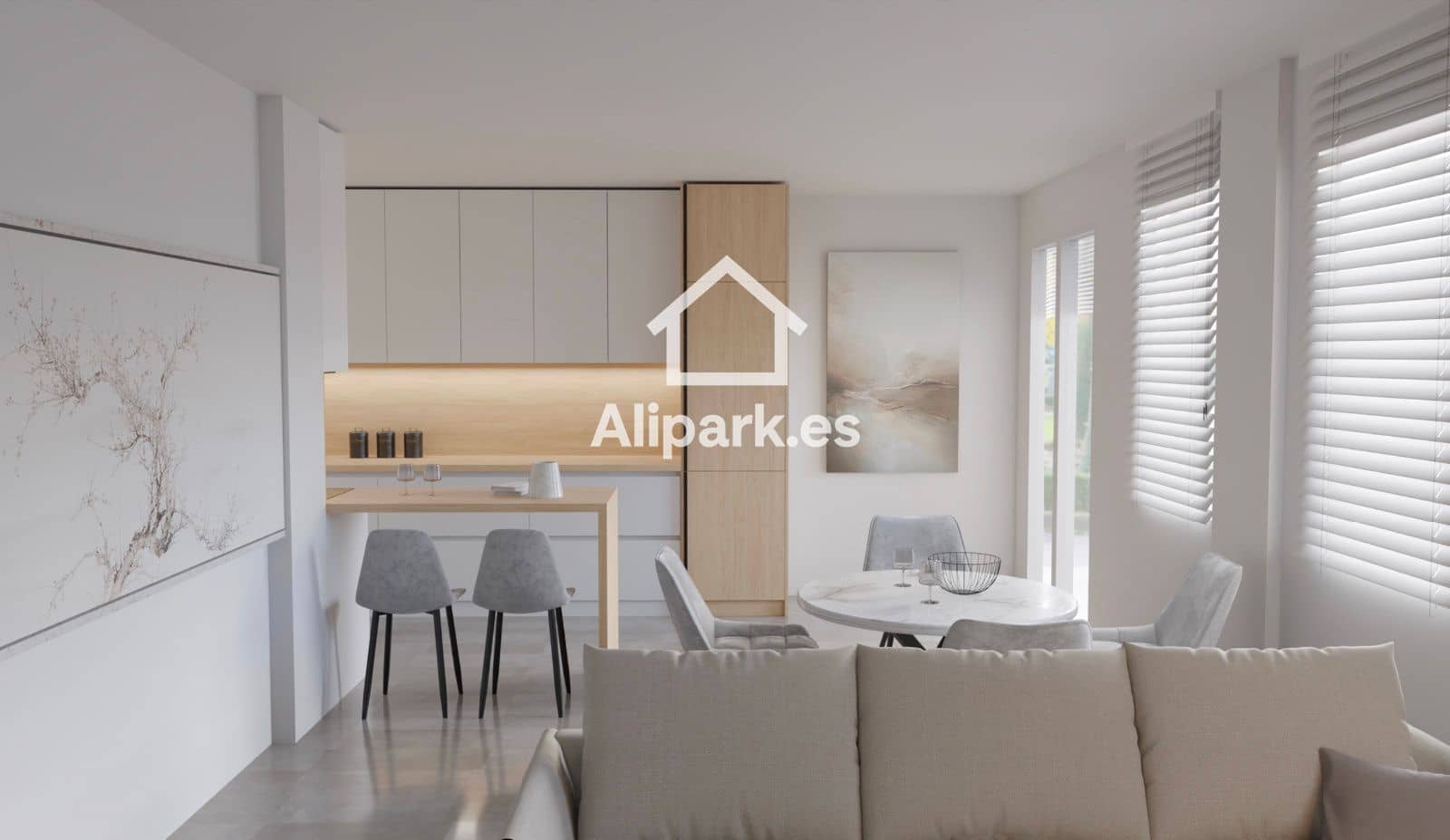 Ático de 2 habitaciones en Alicante / Alacant ciudad en venta - 289.900 € (Ref: 9453358)