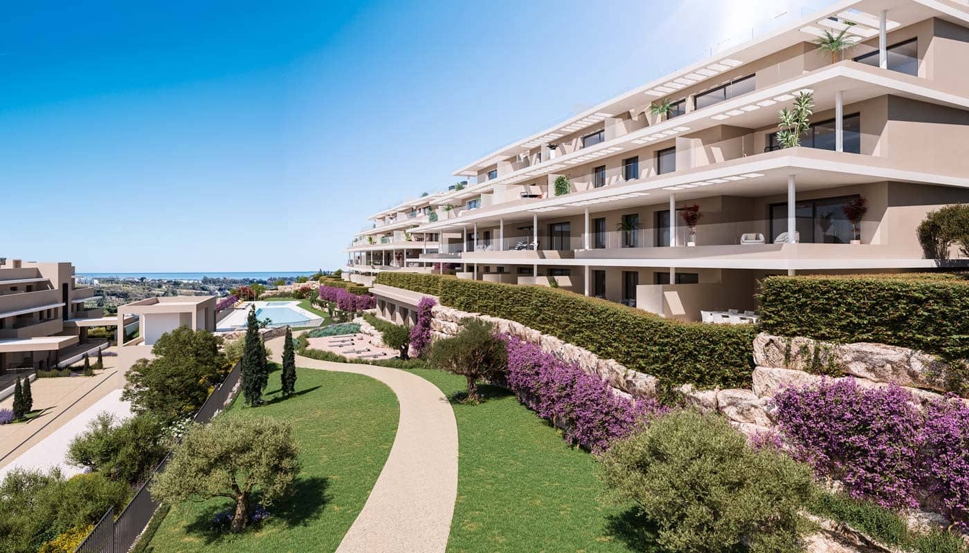3 sypialnia Apartament na sprzedaż w Estepona z basenem garażem - 444 000 € (Ref: 9479659)