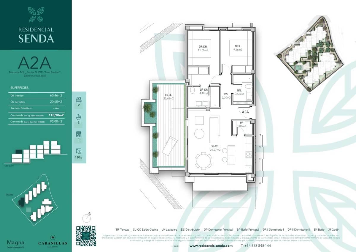 2 soveværelse Penthouse til salg i Estepona med swimmingpool garage - € 510.000 (Ref: 9479813)