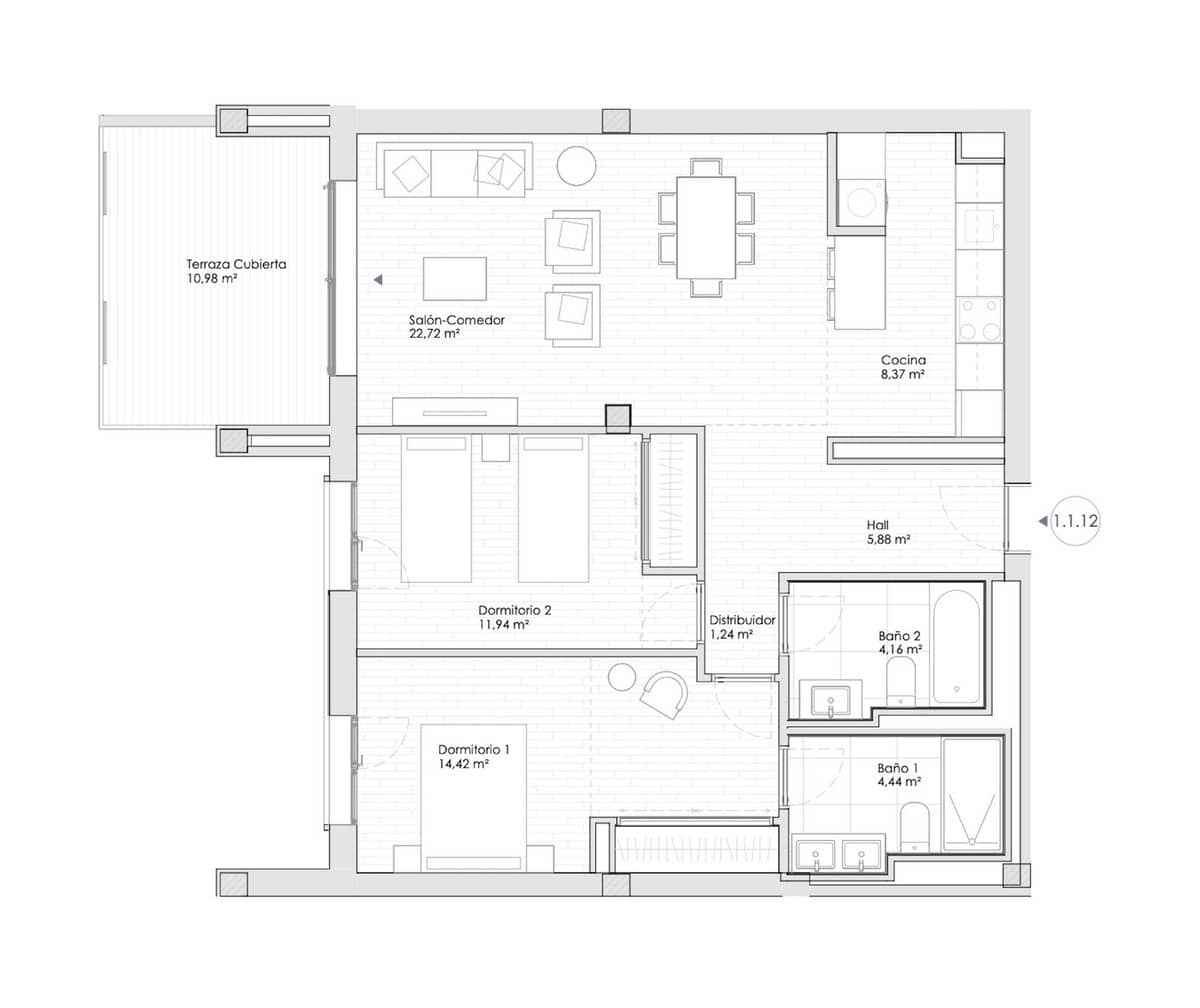 2 bedroom Apartment for sale in Estepona with pool - € 580,000 (Ref: 9479945)
