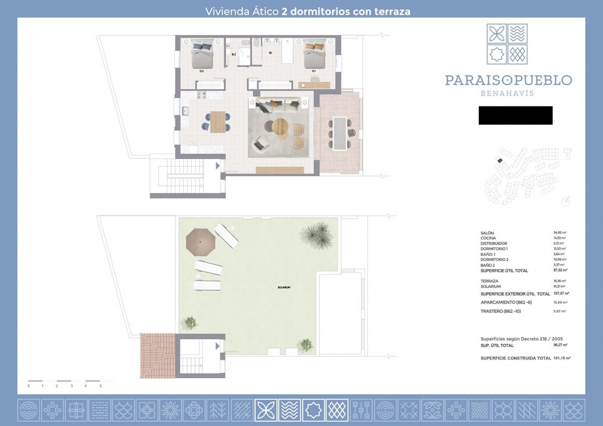 2 soveværelse Penthouse til salg i Benahavis med swimmingpool - € 839.000 (Ref: 9480342)
