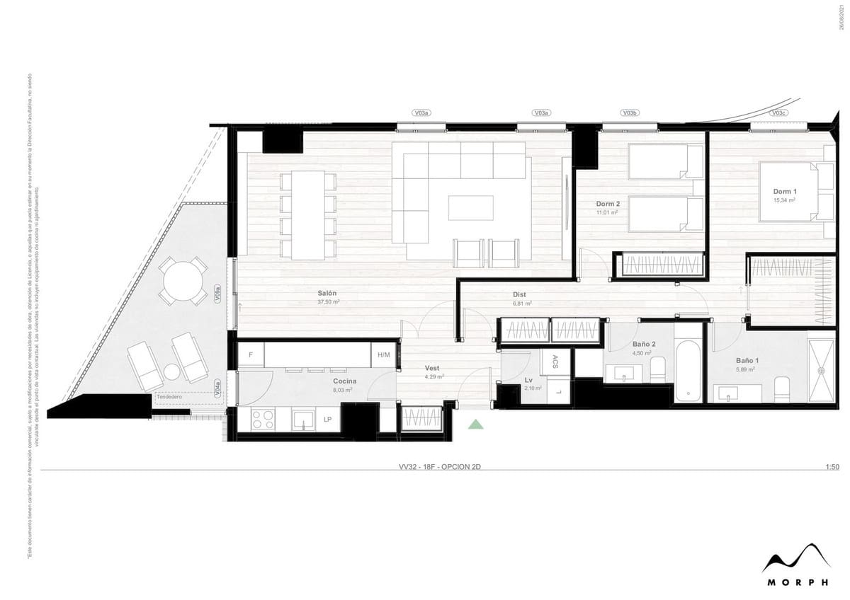 2 sypialnia Apartament na sprzedaż w Miasto Malaga - 849 000 € (Ref: 9480353)