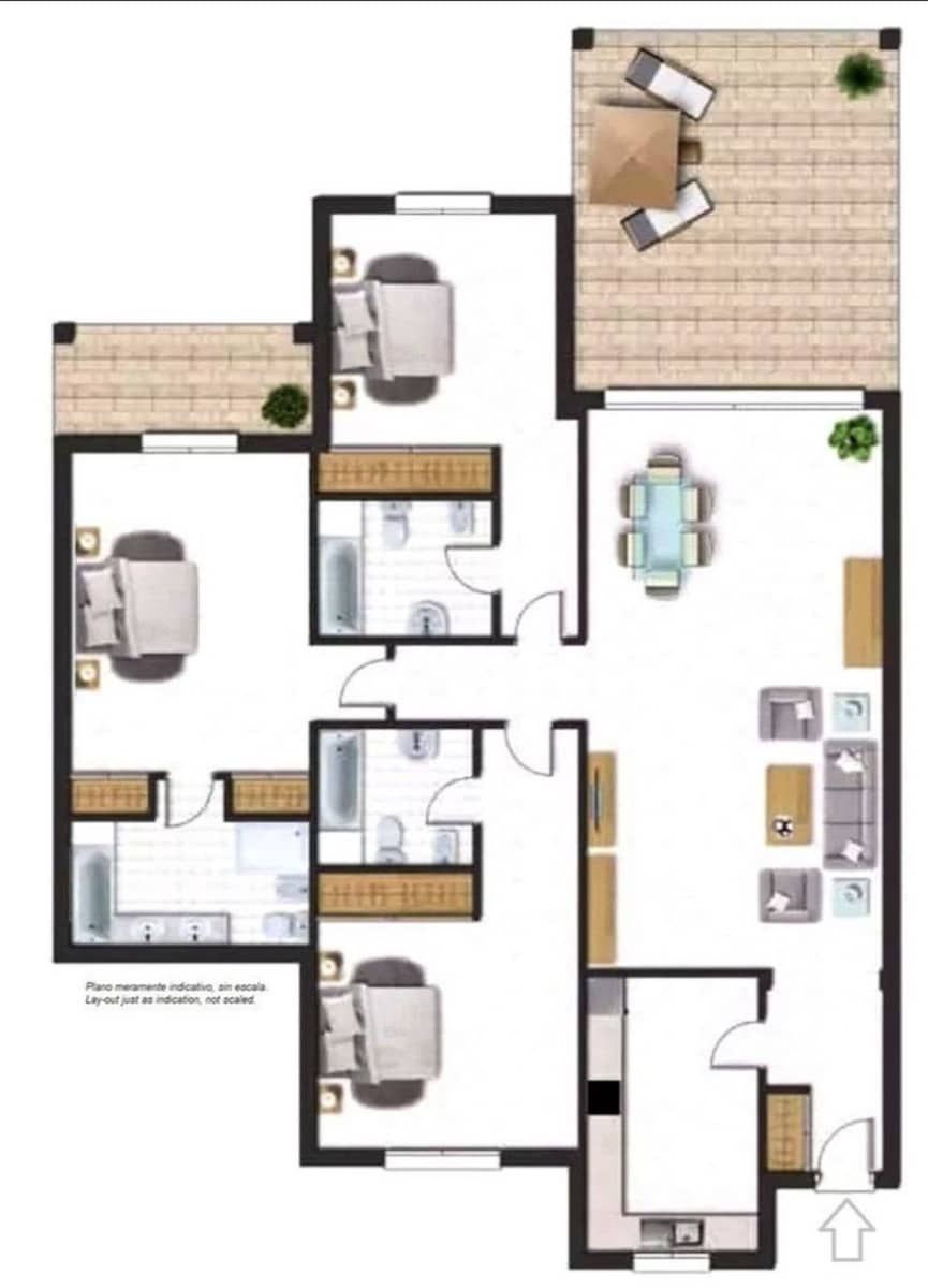3 sovrum Lägenhet till salu i Monte Halcones - 875 000 € (Ref: 9480378)
