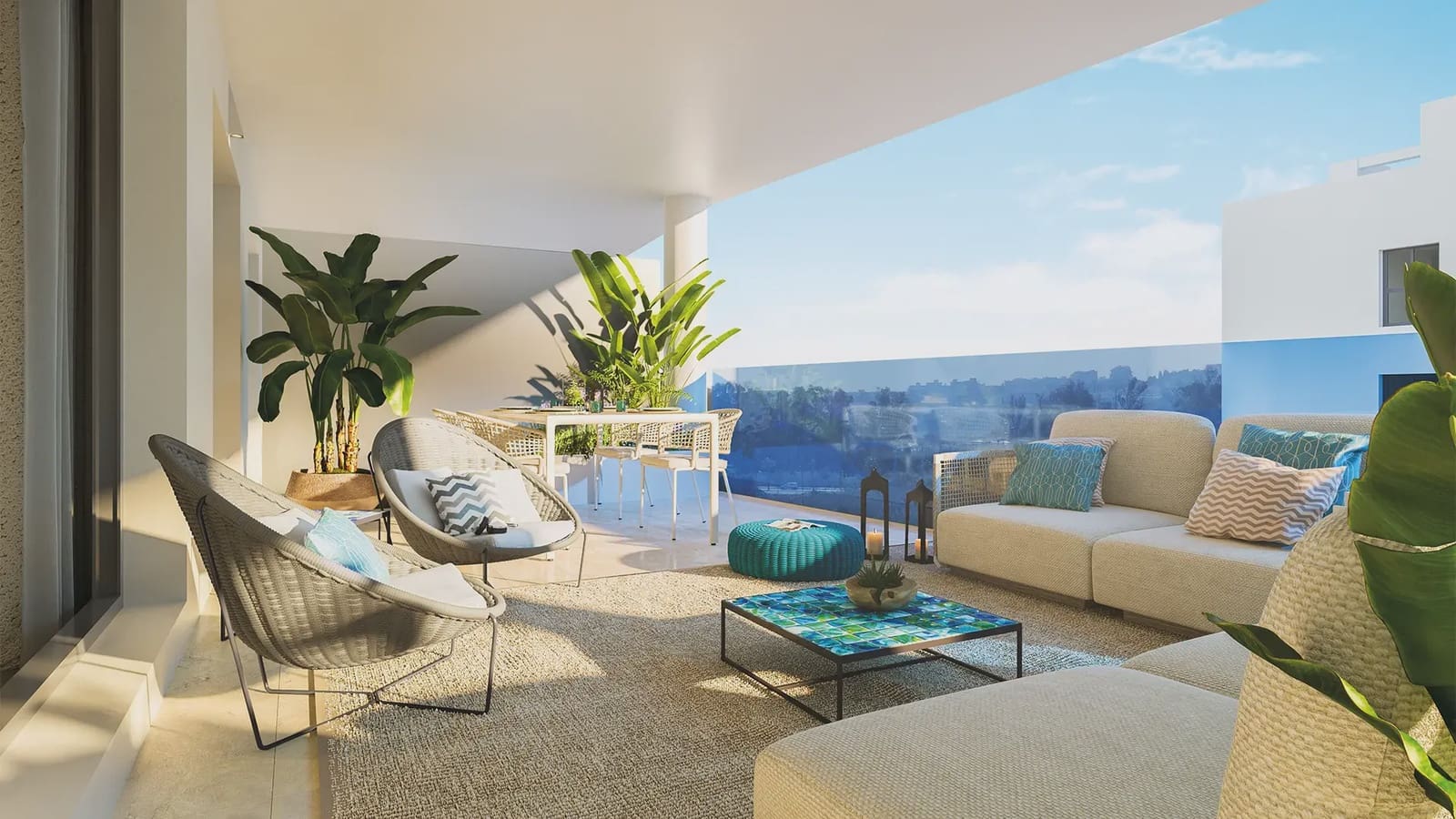 3 Zimmer Apartment zu verkaufen in Mijas Costa mit Pool - 456.300 € (Ref: 9637456)