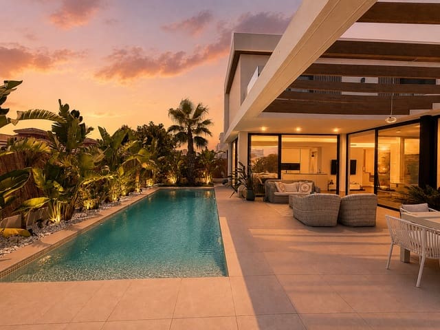 3 sypialnia Willa na sprzedaż w Cabo Roig, Orihuela z basenem - 749 000 € (Ref: 10023048)