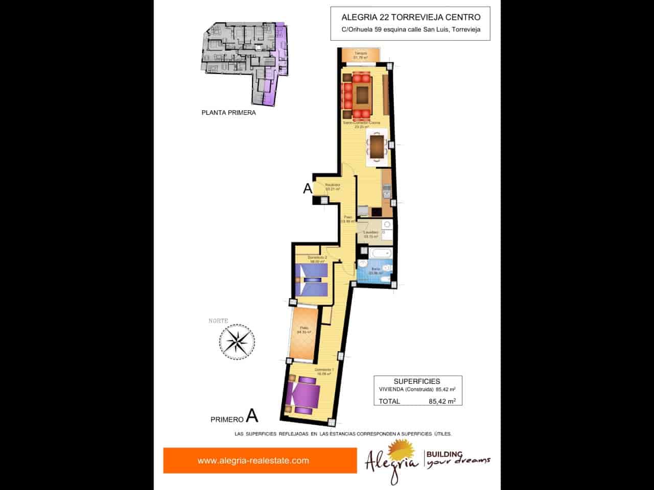 2 soverom Leilighet til salgs i Torrevieja - € 209 000 (Ref: 9797869)