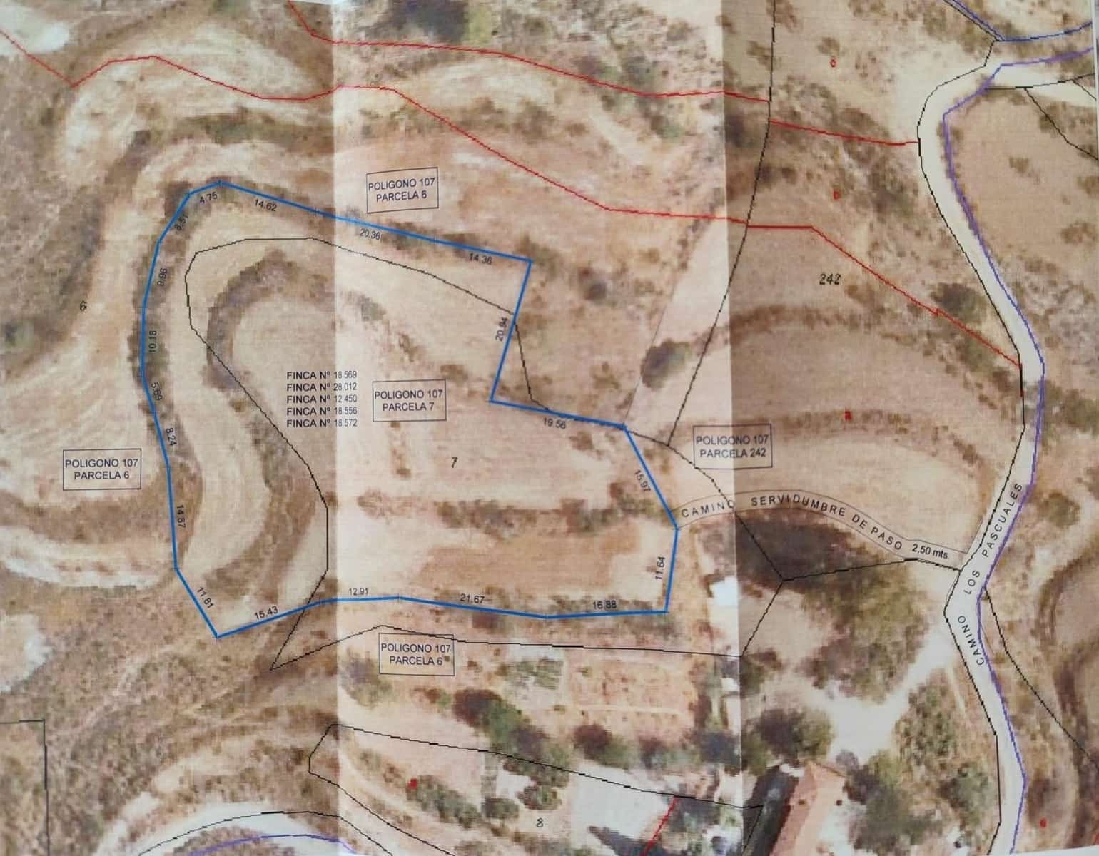 Ubebygd land til salgs i Aguaderas - € 48 000 (Ref: 9946256)