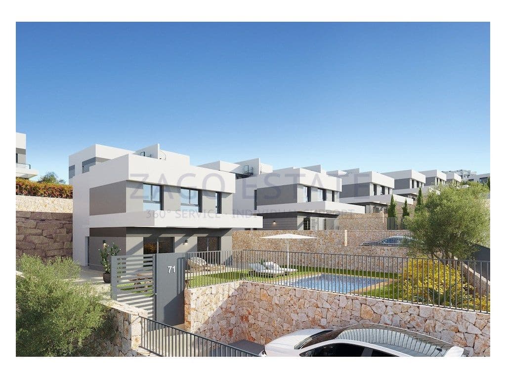 3 makuuhuone Paritalo myytävänä paikassa Finestrat mukana uima-altaan 
autotalli - 435 000 € (Ref: 9468711)