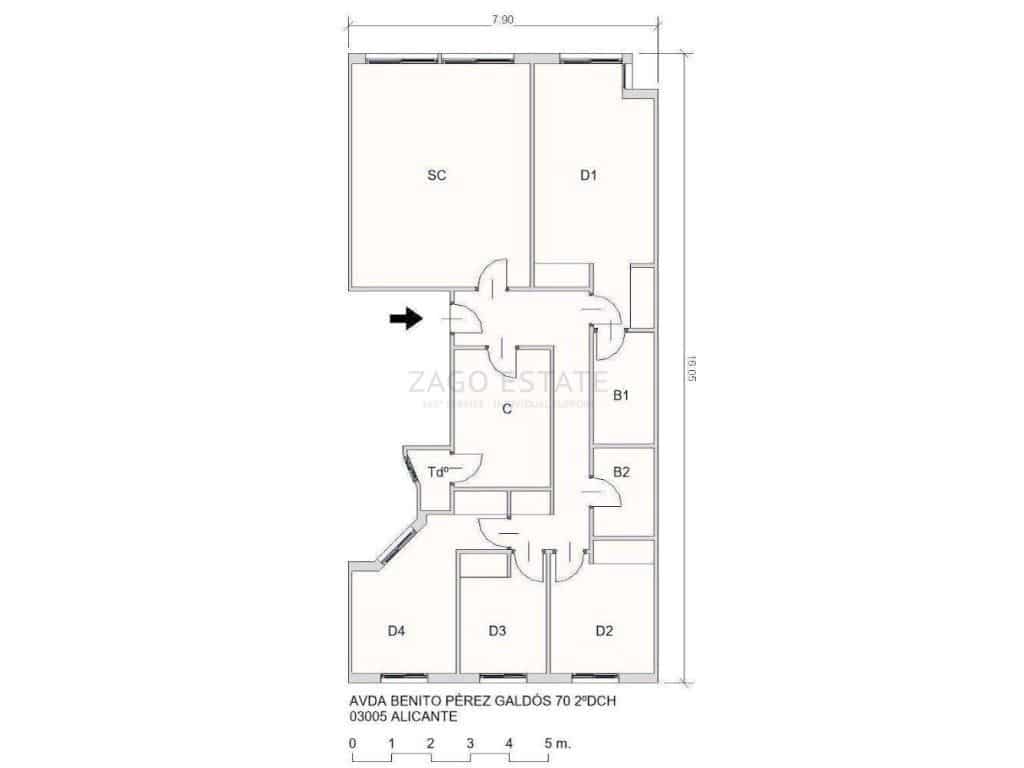 4 bedroom Flat for sale in Alicante / Alacant city - € 350,000 (Ref: 9468717)