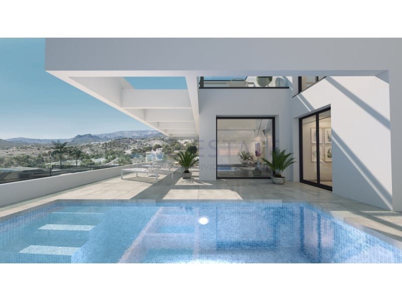 3 soveværelse Villa til salg i Finestrat med swimmingpool garage - € 599.000 (Ref: 9780335)