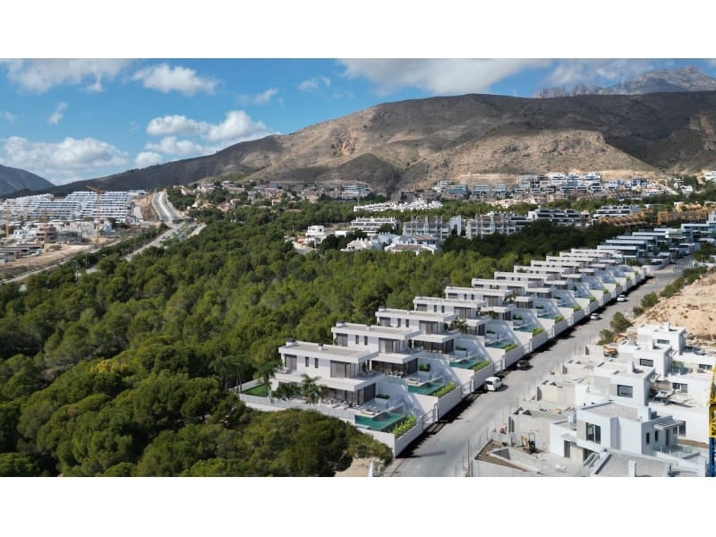 3 makuuhuone Huvila myytävänä paikassa Finestrat mukana 
autotalli - 1 150 000 € (Ref: 9780352)