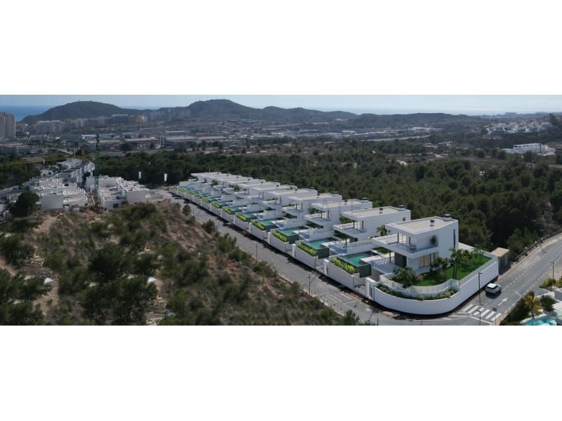 3 makuuhuone Huvila myytävänä paikassa Finestrat mukana 
autotalli - 1 100 000 € (Ref: 9780367)