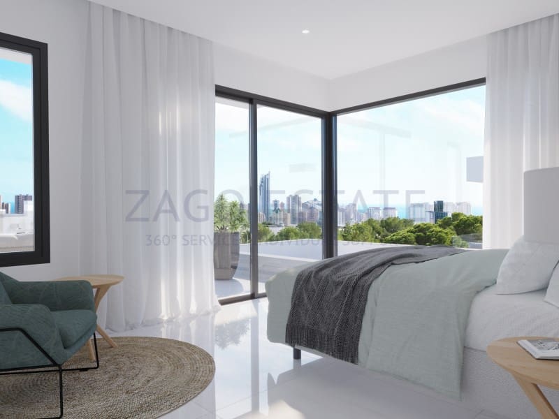 3 makuuhuone Huvila myytävänä paikassa Finestrat mukana 
autotalli - 1 100 000 € (Ref: 9780367)