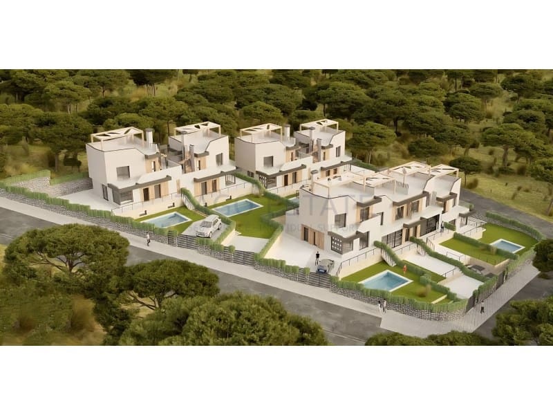 3 soveværelse Semi-Rækkehus til salg i Polop - € 547.690 (Ref: 9783208)