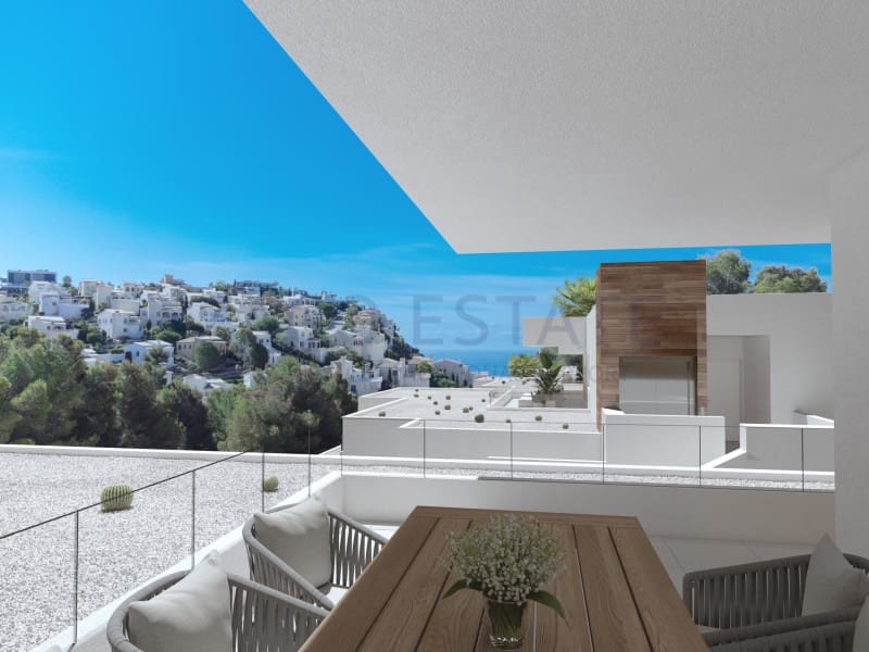 2 soverom Penthouse til salgs i Benitachell / Benitatxell med svømmebasseng - € 473 000 (Ref: 9845266)