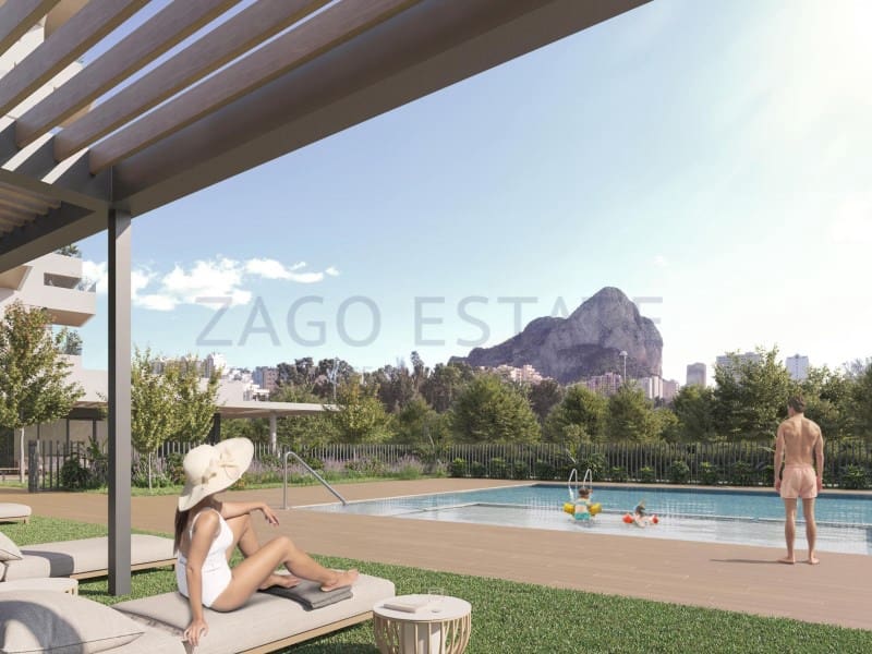 2 soveværelse Lejlighed til salg i Calpe / Calp med swimmingpool - € 398.000 (Ref: 9875909)