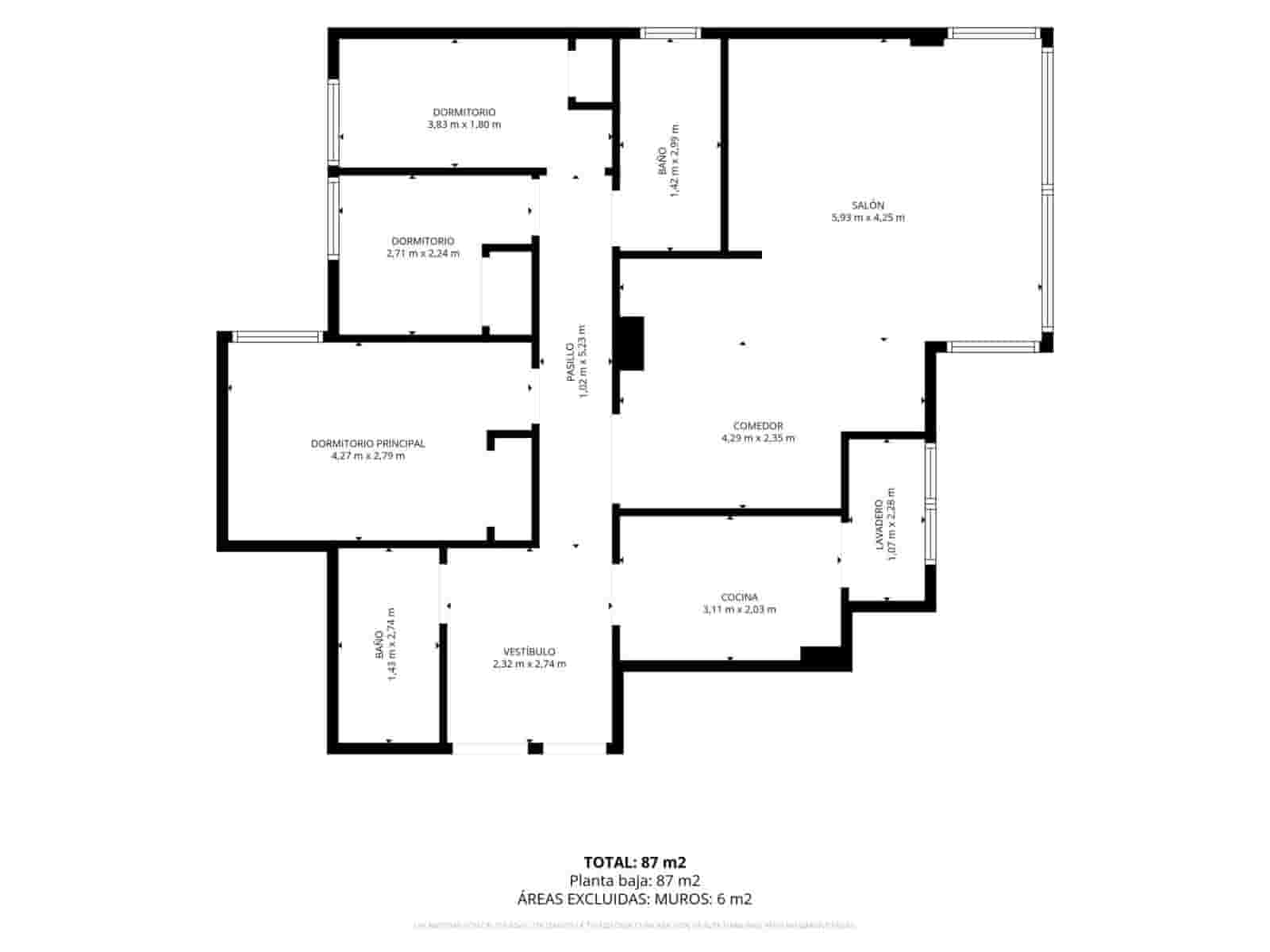 3 slaapkamer Flat te koop in Madrid stad - € 520.000 (Ref: 10157763)