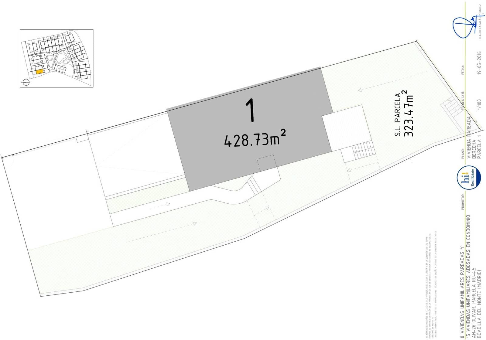 4 soverom Kjedet enebolig til salgs i Boadilla del Monte med svømmebasseng garasje - € 1 150 000 (Ref: 9648272)