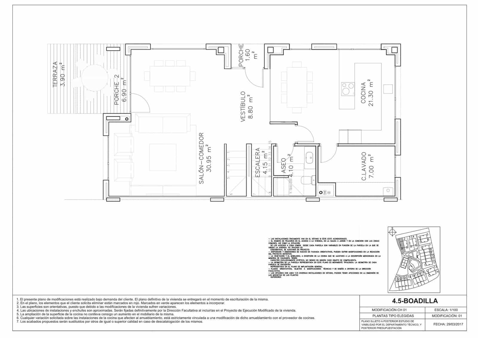 4 soverom Kjedet enebolig til salgs i Boadilla del Monte med svømmebasseng garasje - € 1 150 000 (Ref: 9648272)